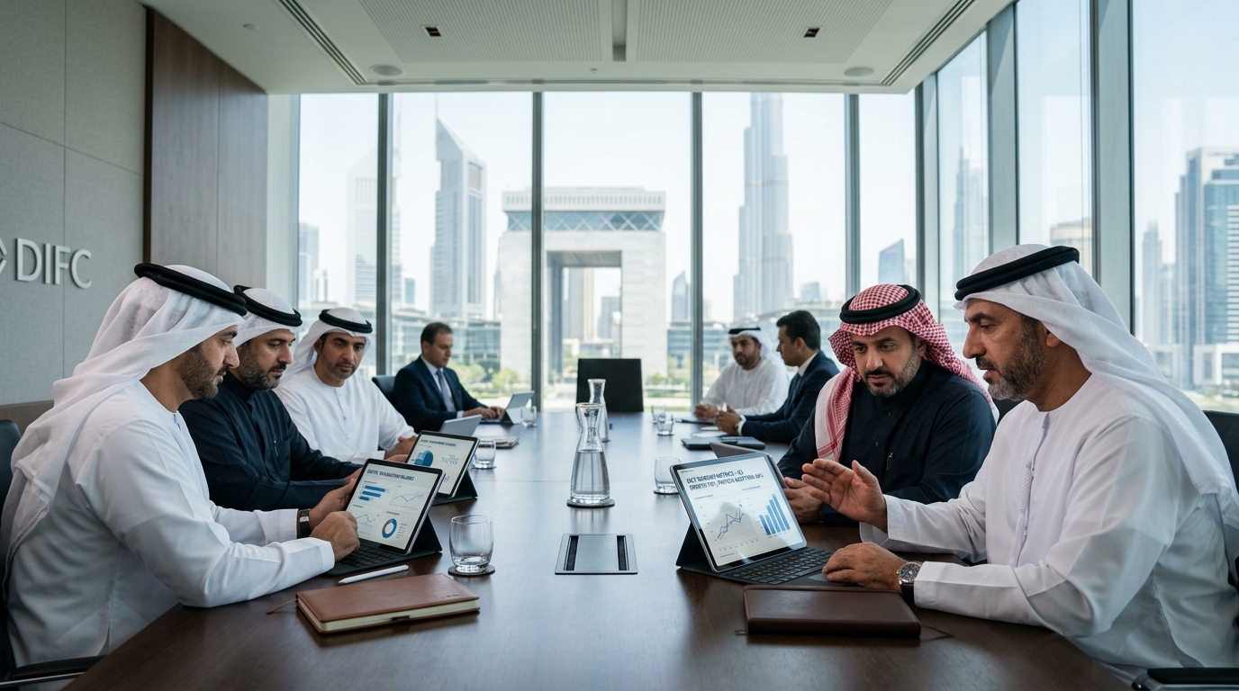 DIFC Innovation Hub executive banking advisory leadership Dubai